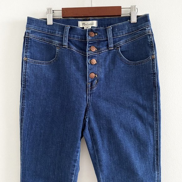 Madewell 10" High-Rise Roadtripper Button Front Jeans - Picture 10 of 16